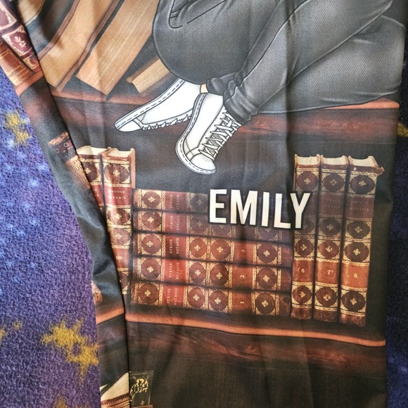 Just A Girl Who Loves Books Joggers Emily Personalized Sweatpants Women's - Picture 5 of 12